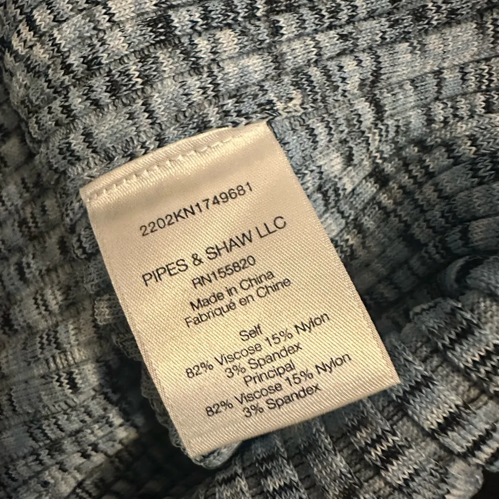 VERONICA BEARD Lipa Rib Knit Pullover Sweetheart Top M - Image 5