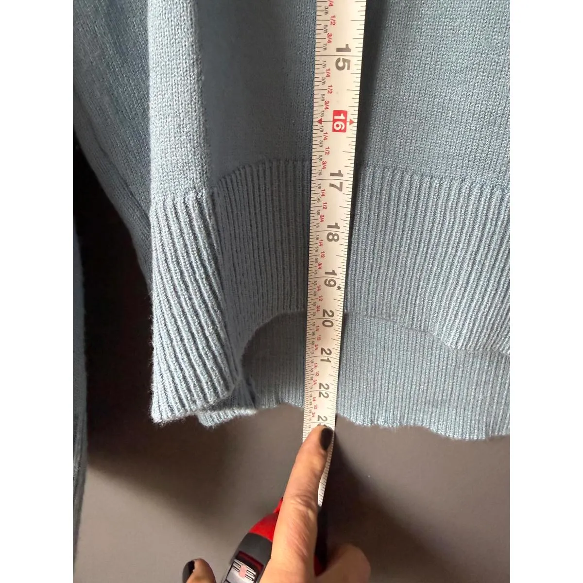 Olive + Oak Light Blue Sweater XS - Image 7