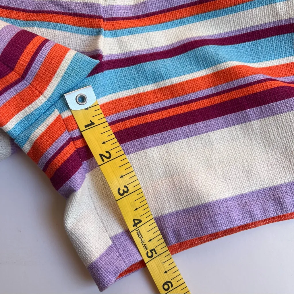J.Crew•candy stripe shorts•sz 8 - Image 3