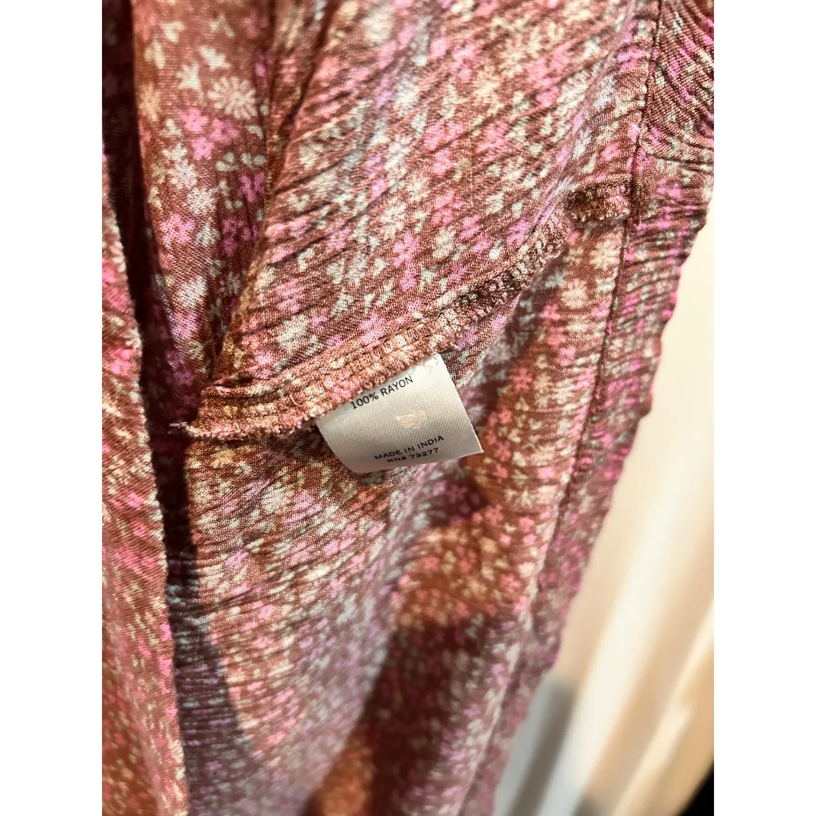 Sonoma Women's XL Floral Print Long Sleeve Blouse Top Casual - Image 3