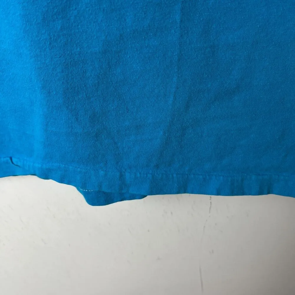 Vintage Cayman Island T Shirt Blue Small S Single Stitch USA Anchor Graphic Tee - Image 6