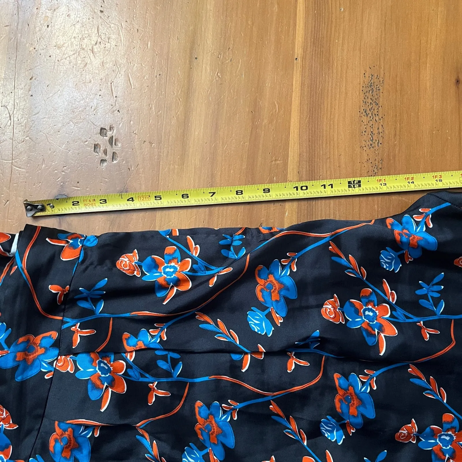 Thakoon Collective Floral High Waist Belted Pants Chic Statement Women Black 14 - Image 7