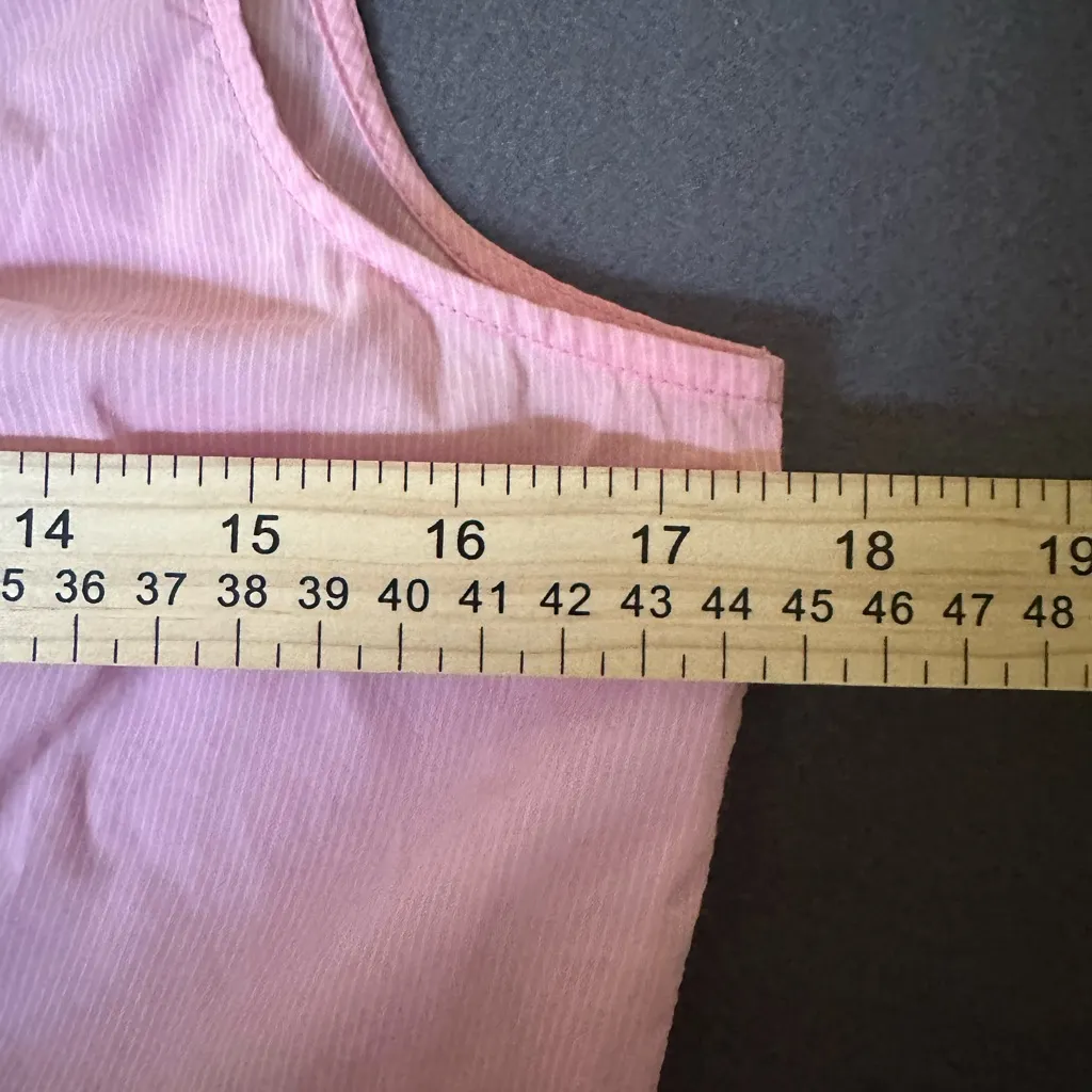 Y2K Office Siren Pink Blouse Size M - Image 4