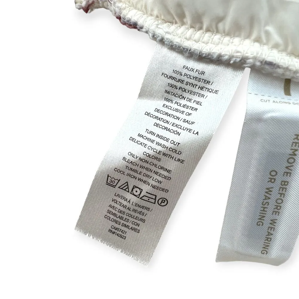 Lou & Grey LOFT S Fair Isle Cozy Up Sherpa Jacket Pullover Sweater Sweatshirt - Image 7