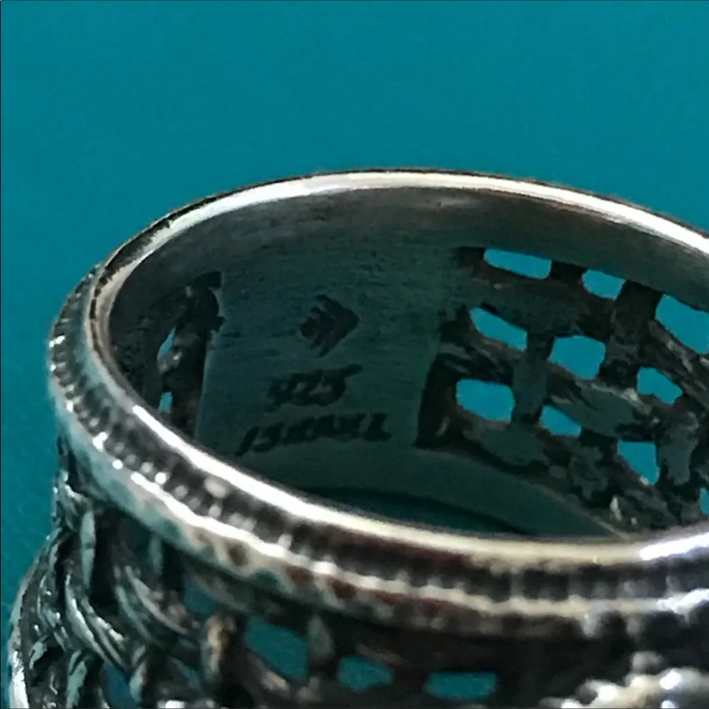 Silpada Zirconia Sterling Silver Ring Size 5 - Image 8