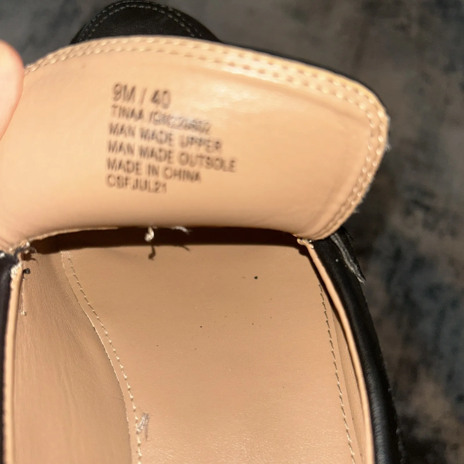 BCBGENERATION Tinaa‎ Curb Chain Loafers In Black Size 9M - Image 4