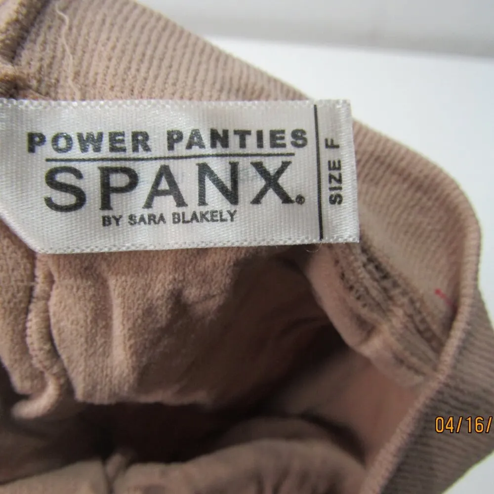 New SPANX BY SARA BLAKELY Power Panties Underwear Hosiery shaper Bare size F - Image 9