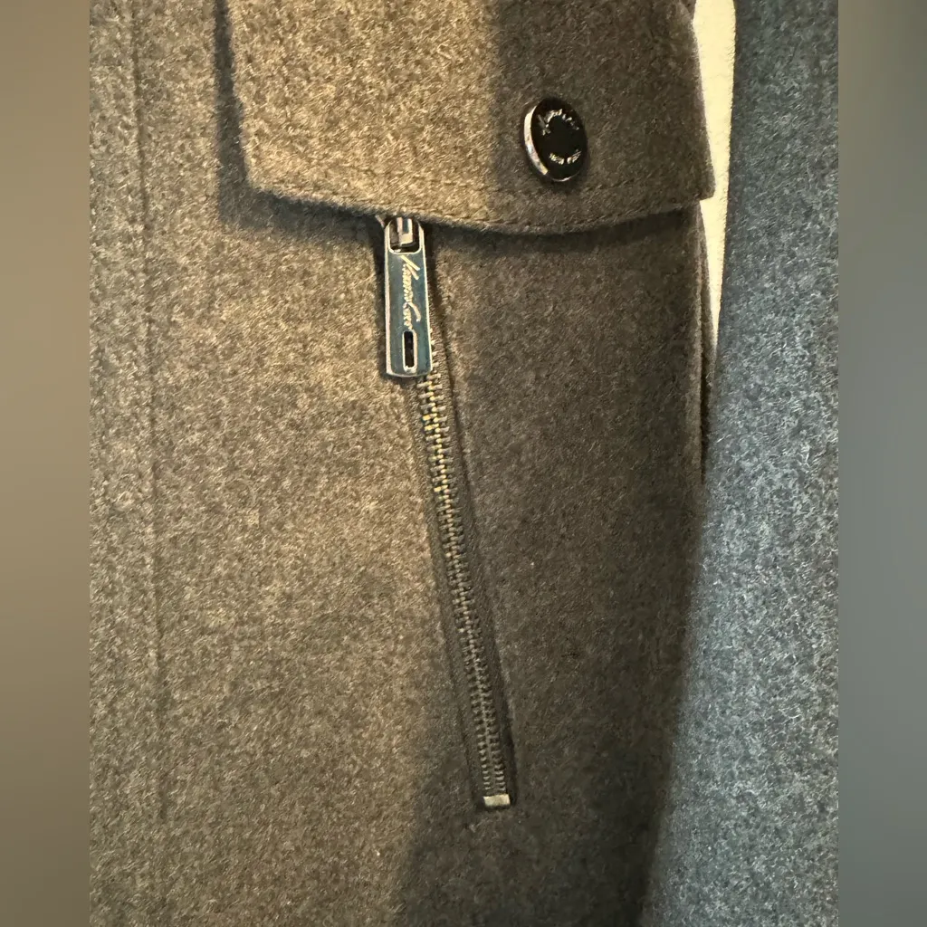 Womens Kenneth Cole NY Wool Blend Peacoat Dark Grey Size 8 - Image 14