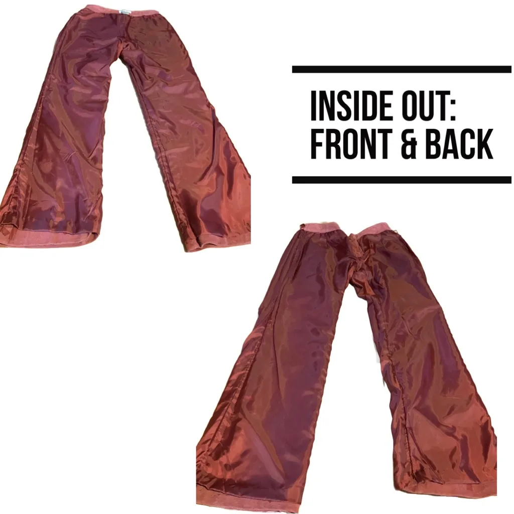 NEWPORT NEWS DARK MAUVE PINK BOOT CUT SUEDE TROUSERS (8) - Image 12