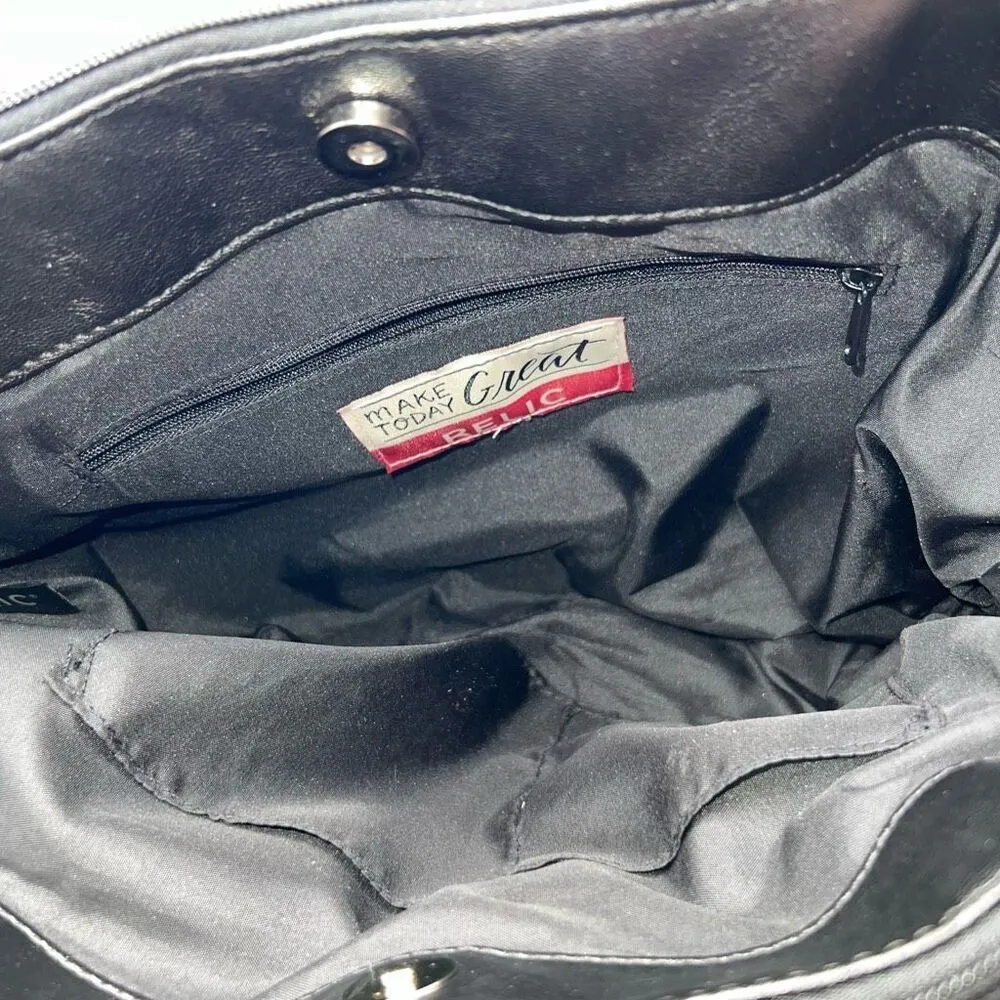 Relic Signature Logo Ladies Handbag Canvas Purse Large Tote - Image 10