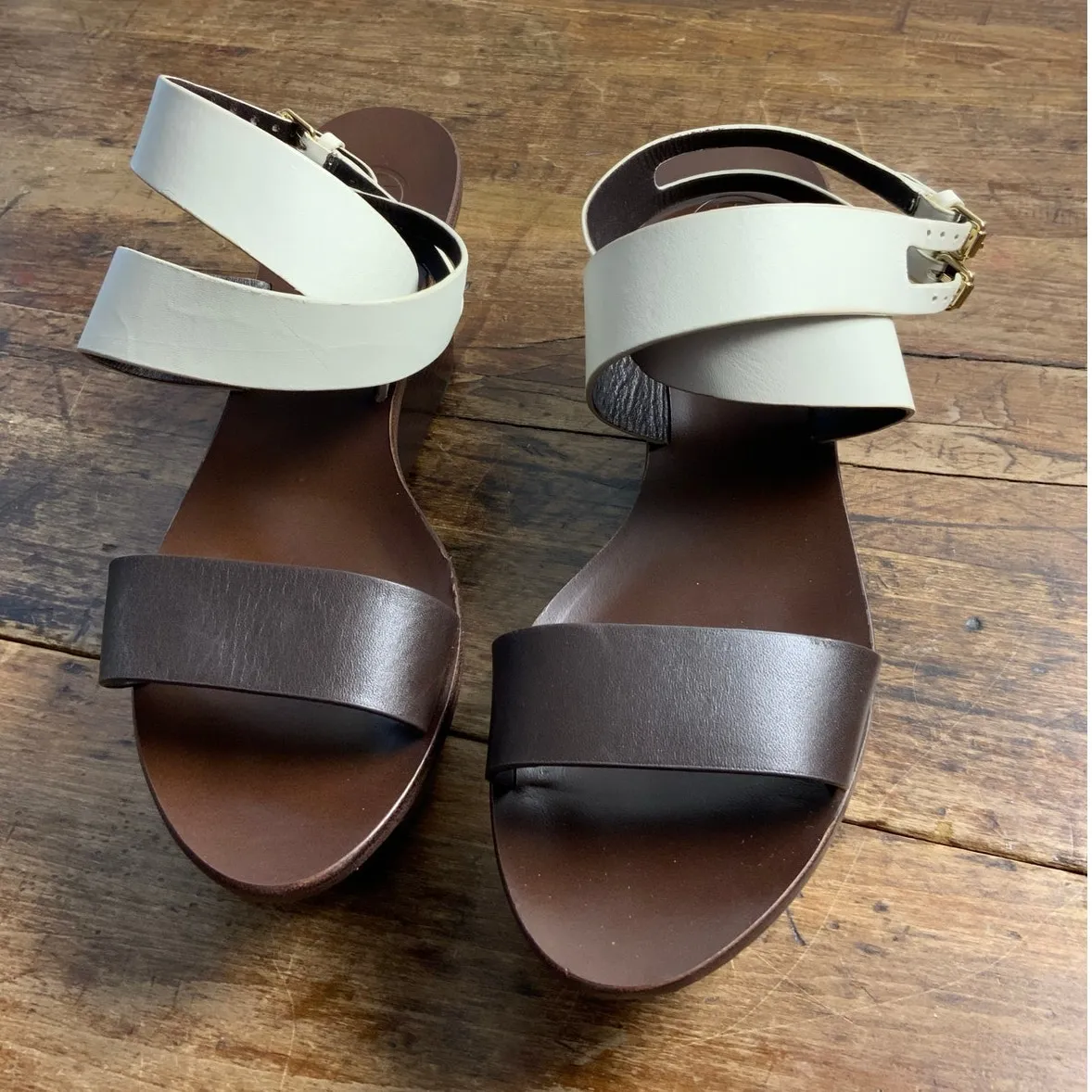 Tory Burch  Leather Wrap Sandals‎ size 8 - Image 2