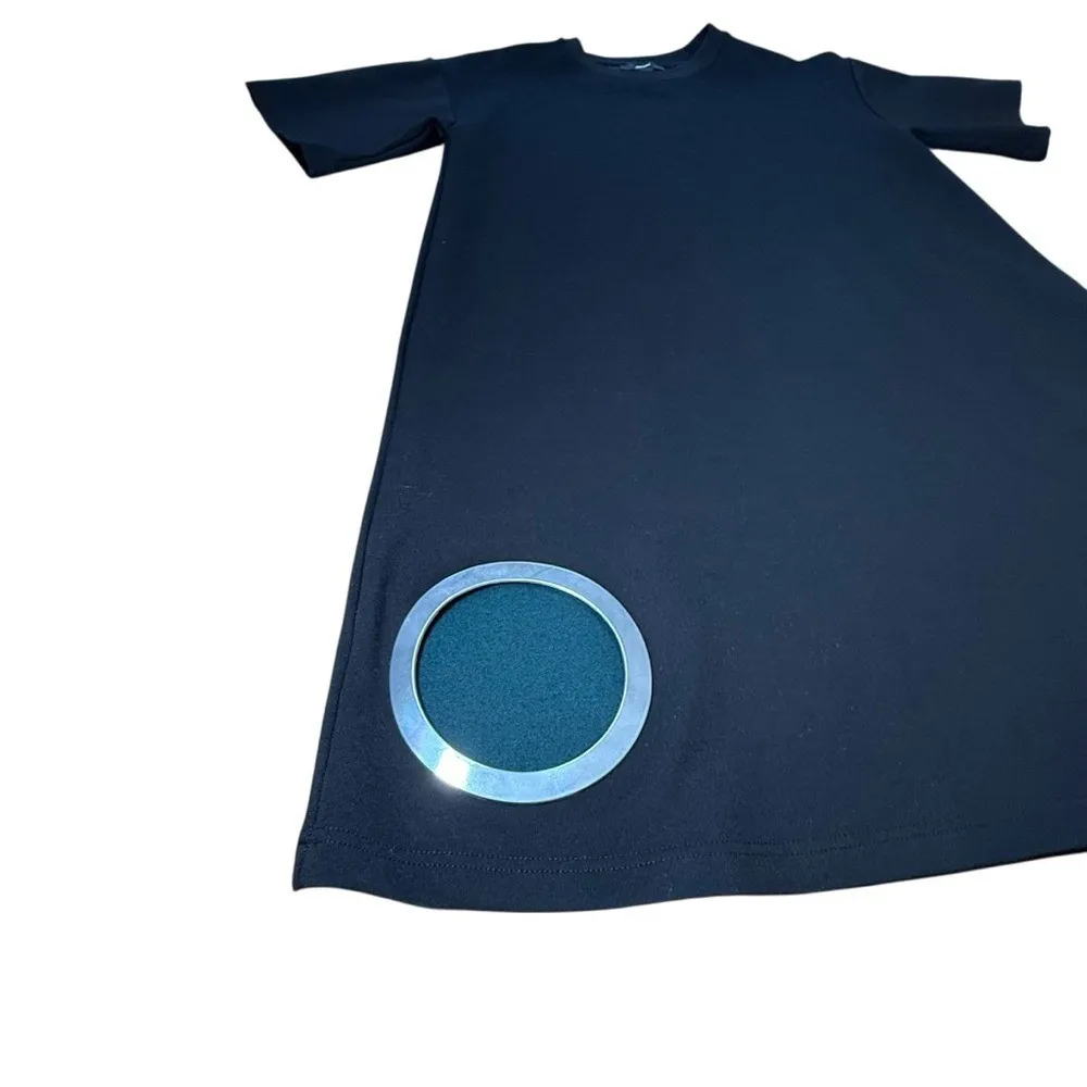 Diesel eyesie black Short Sleeve Dress cutout circle‎ - Image 5