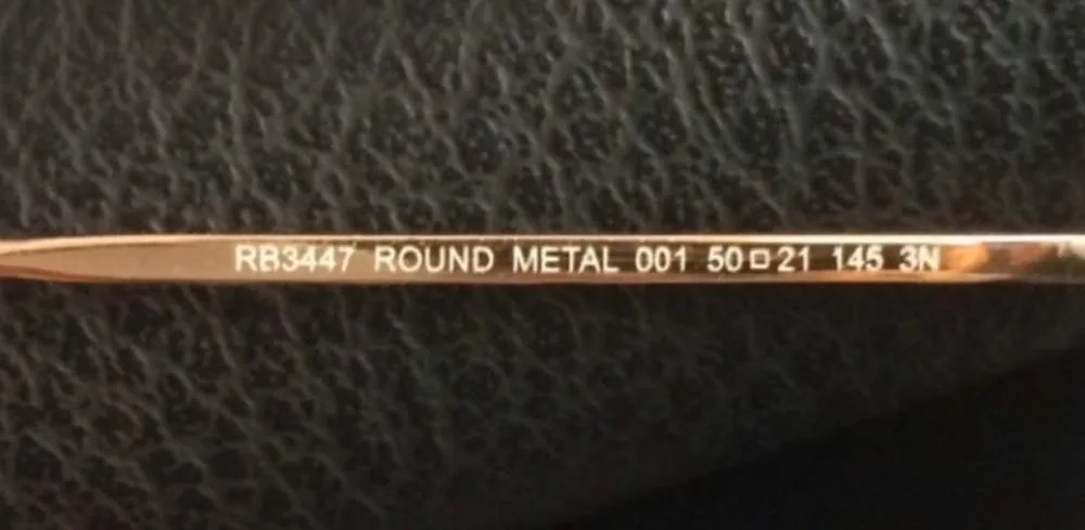 Ray-Ban Round Metal Frame Rb3447 - Image 4