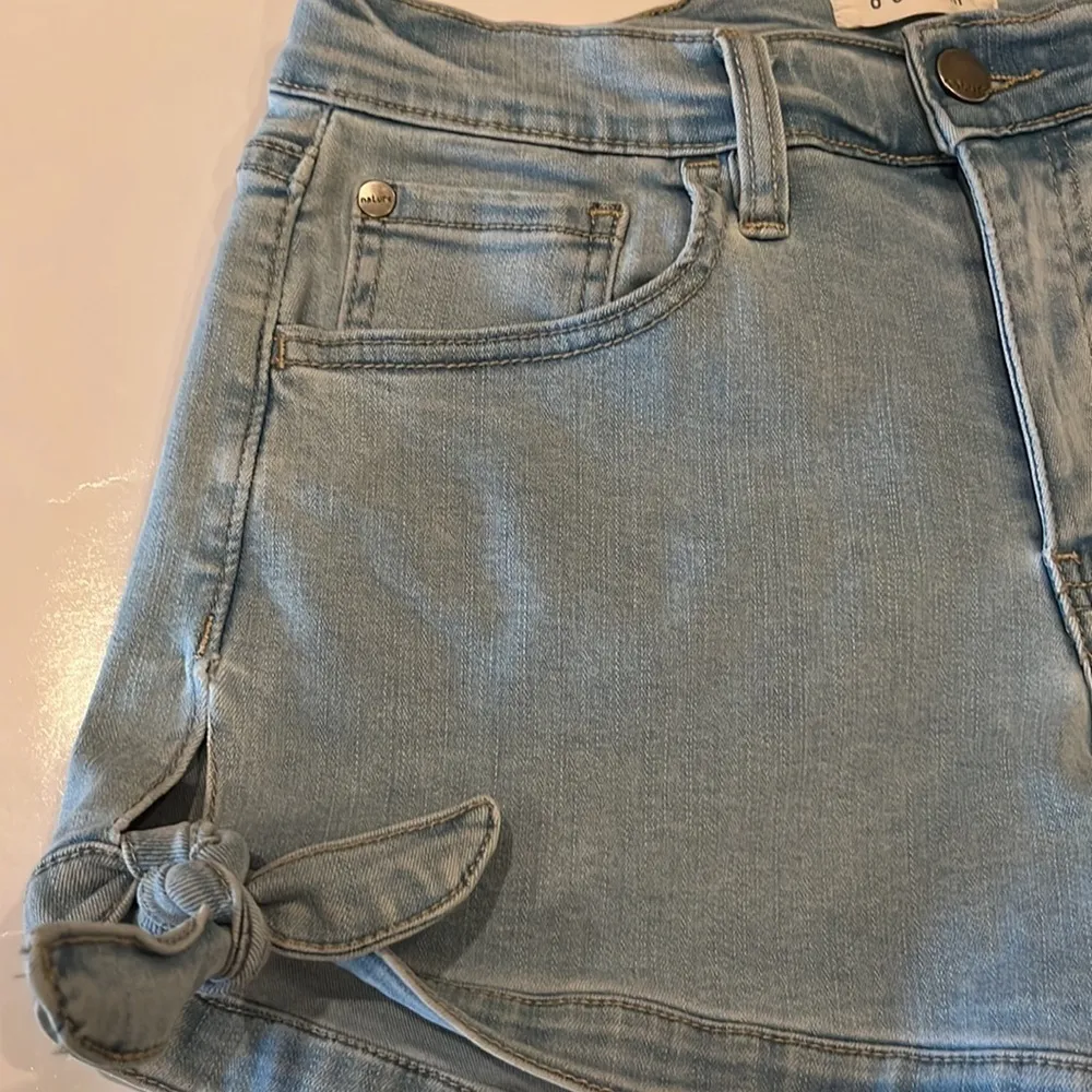 Nature Denim Mid Rise Shorts Size L - Image 11