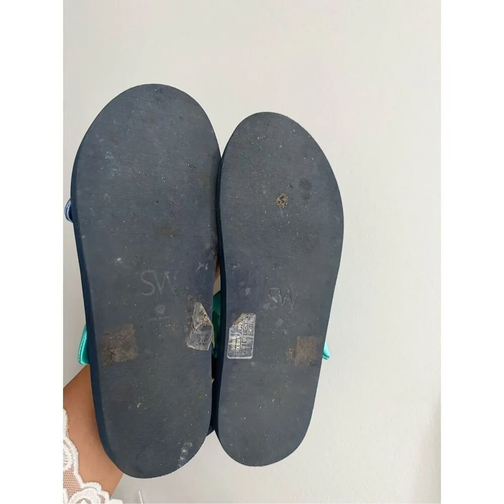 Stuart Weitzman satin knot slingback sandals size 7 - Image 8