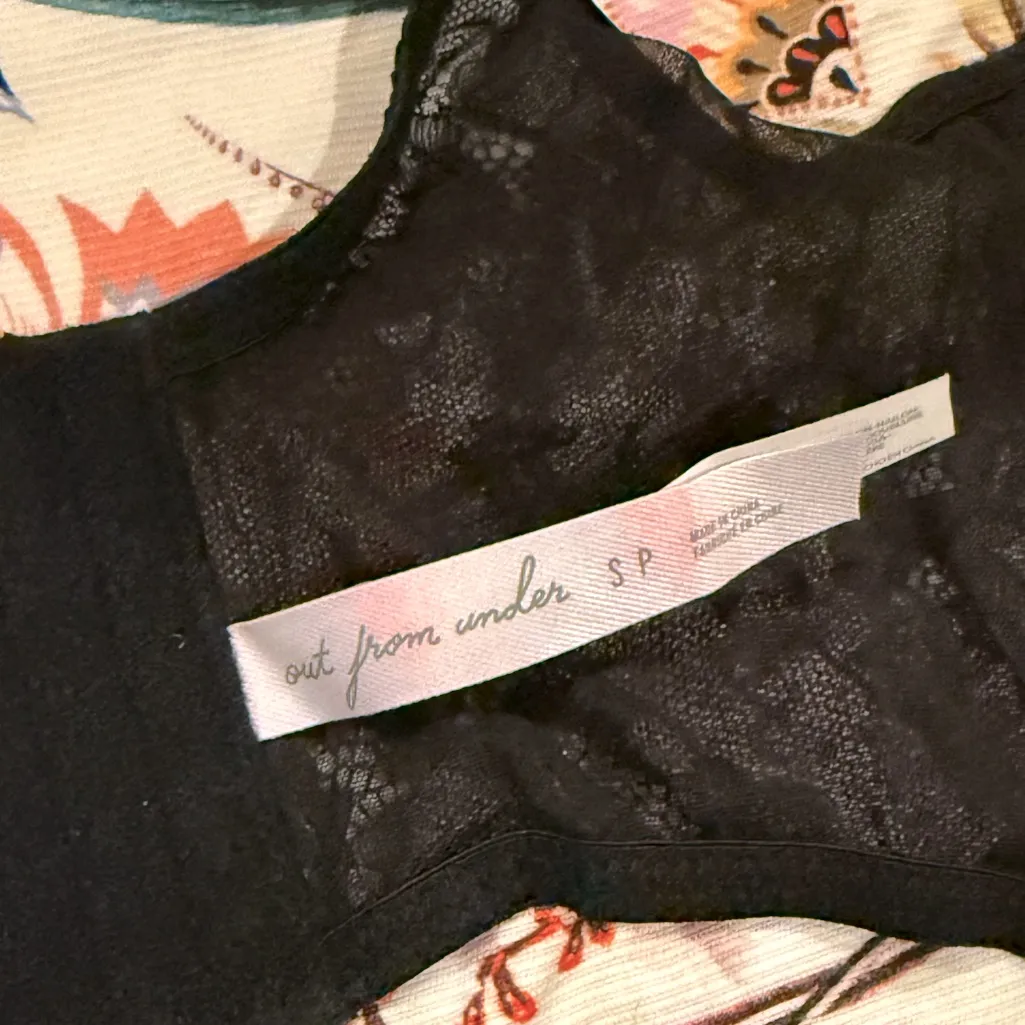 UO Out From Under Lovestruck Square Neck Black Lace Corset | Small - Image 12