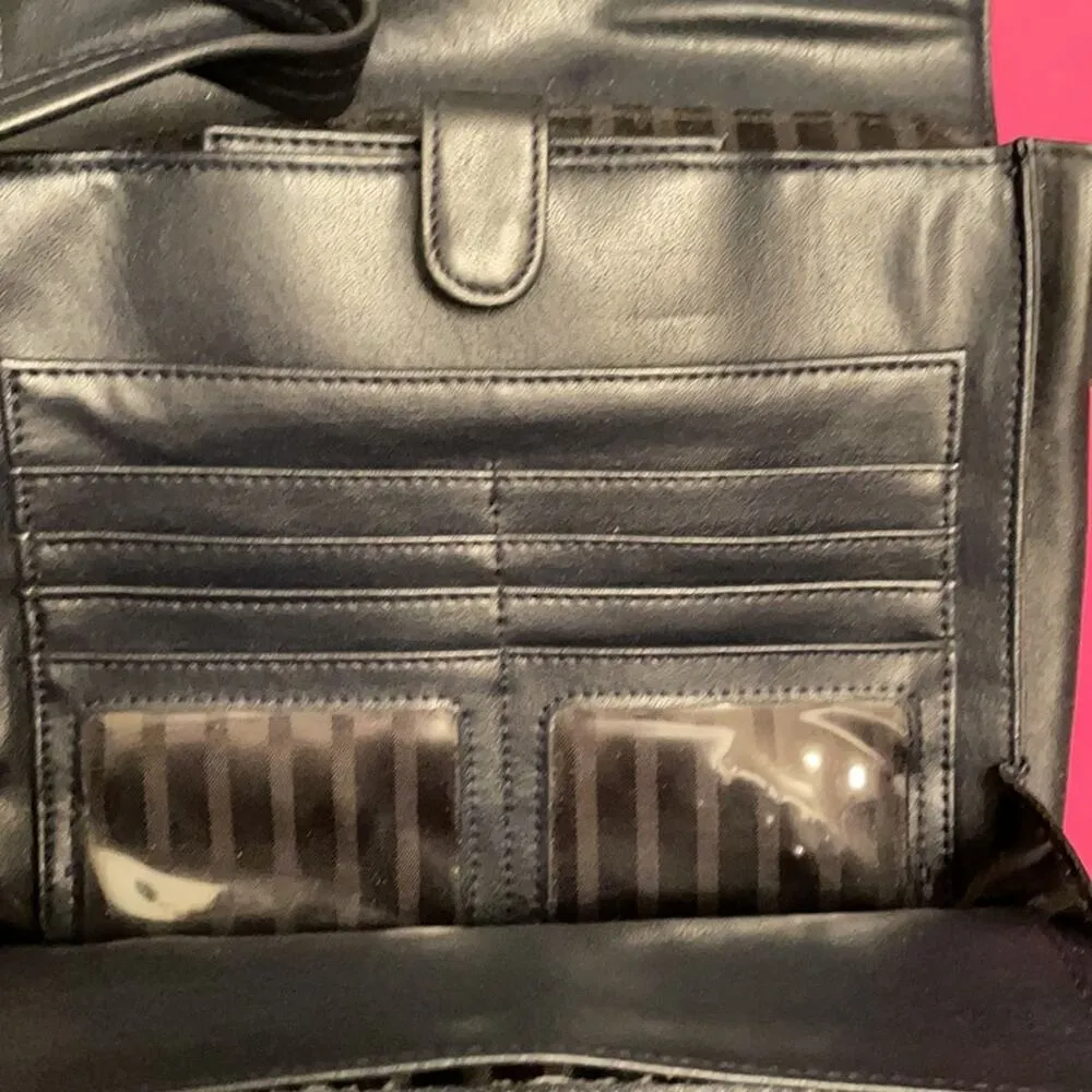 Vintage Lord and Taylor bag black gold hardware - Image 3