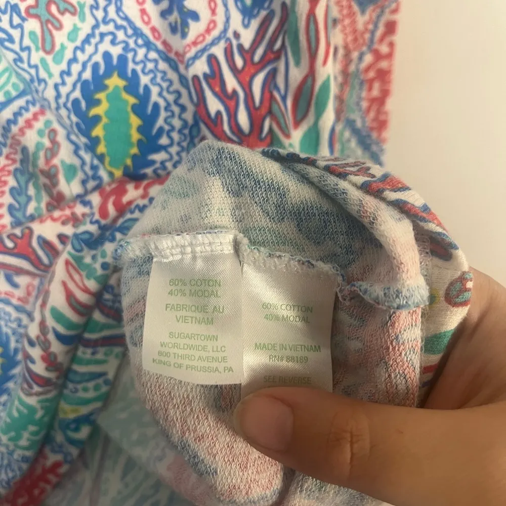 Lilly Pulitzer Women's Odette Tunic Multi Let Minnow Top size XS - Image 3