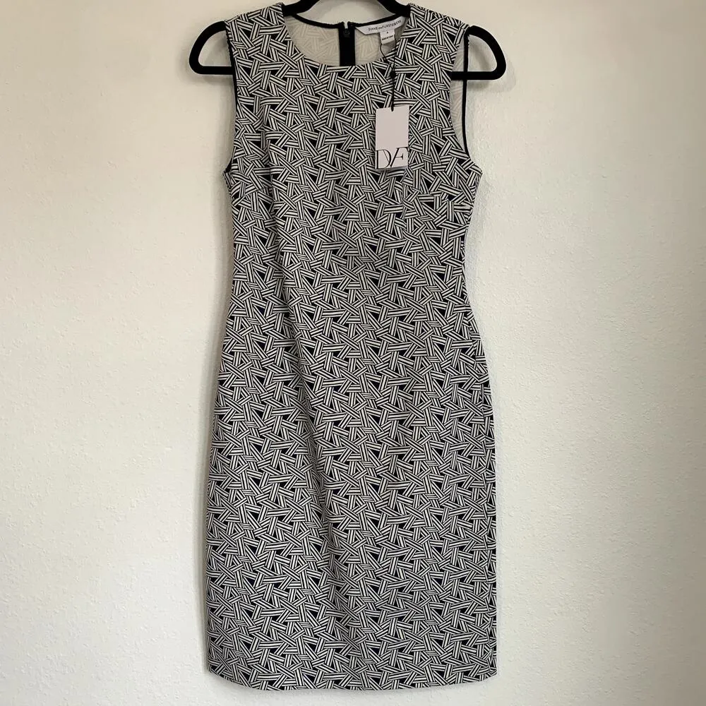 NWT Diane von Furstenberg DVF Regenna Geometric Dress - Image 3