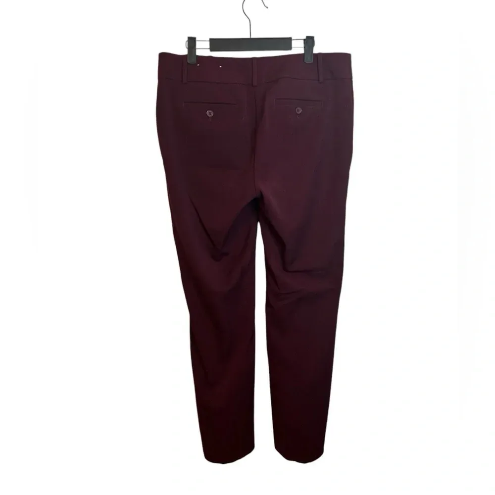 Loft Original Burgundy Bootcut Trouser Pants - Image 2