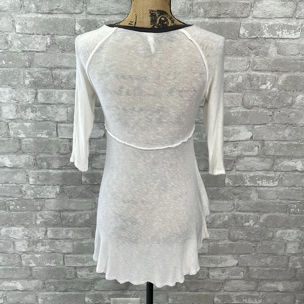 Free People Intimately Weekends Layering
Tee in Snow Combo - Image 3