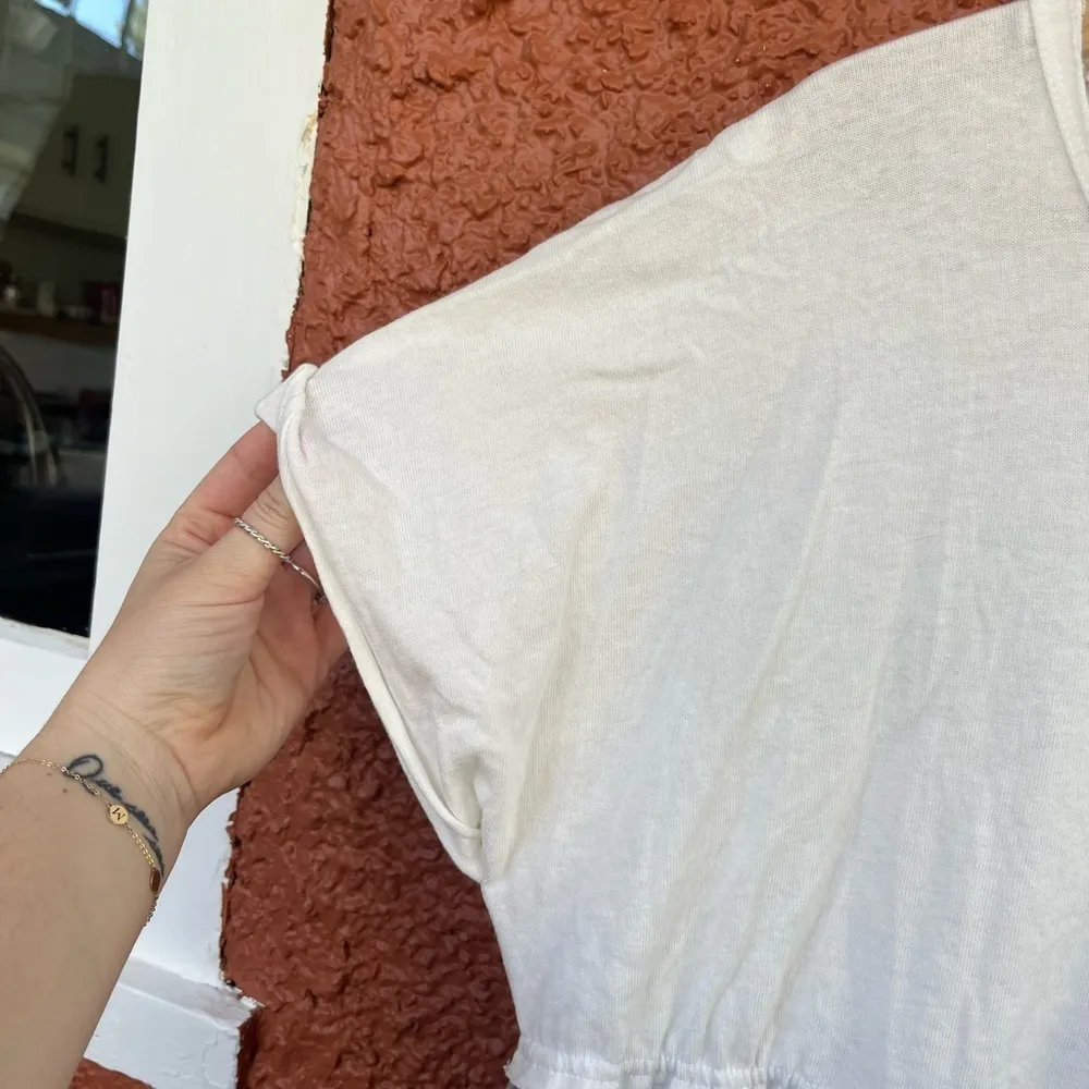 Urban Outfitters Oversized Margo Mixed Henley T-Shirt Dress Size Large White - Image 6