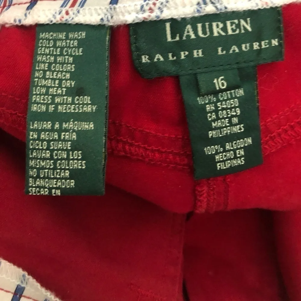 Lauren Ralph Lauren Straight Leg Cargo Pants 100% Cotton Casual Size 16X31” - Image 9