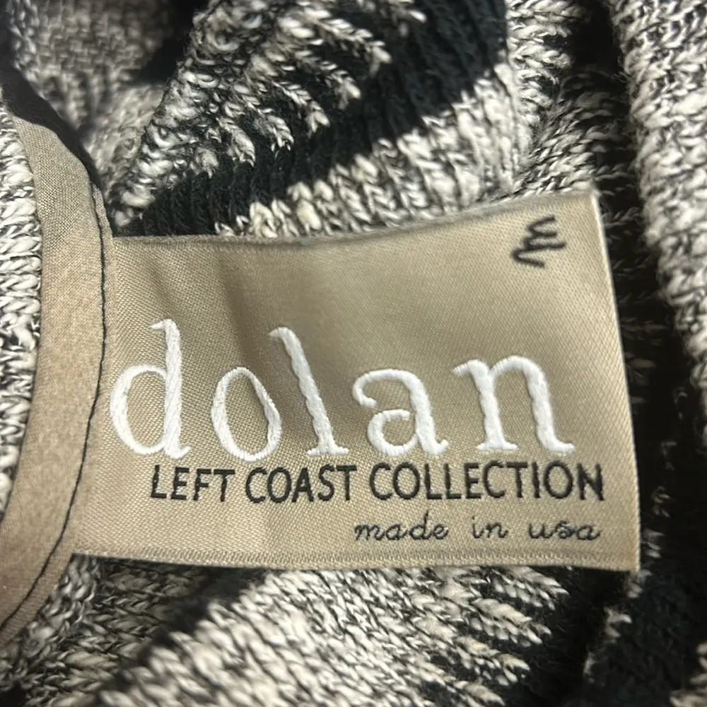 Anthropologie Dolan Sweater Vest Black/White/Gray Size M EUC - Image 7