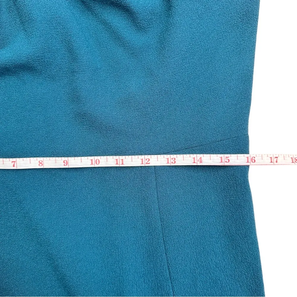 TORY BURCH Teal One Shoulder ASHLEE Dress - Image 9