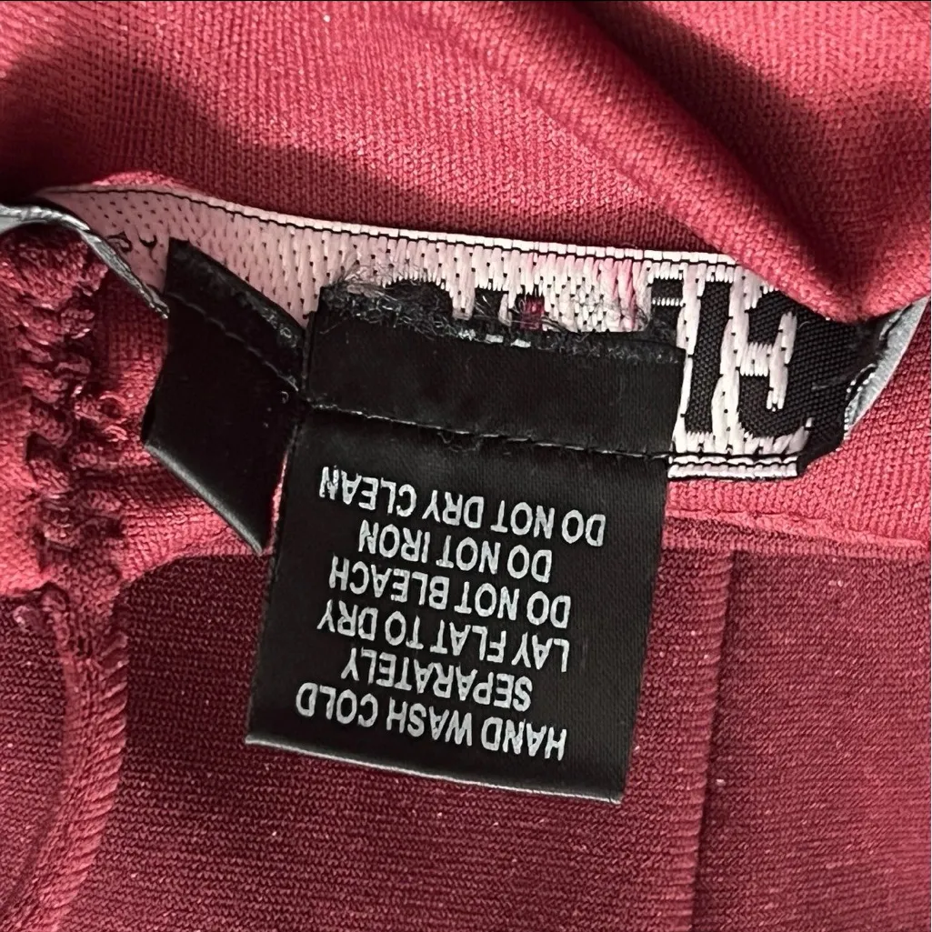 Clique New York Women’s Evening Dress 14 Holiday Party Cocktail Formal Shimmer Red - Image 6