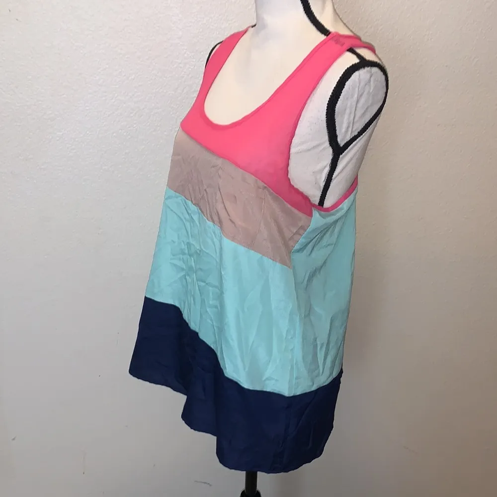 Charming Charlie  colorblock sheer tank top - Image 3