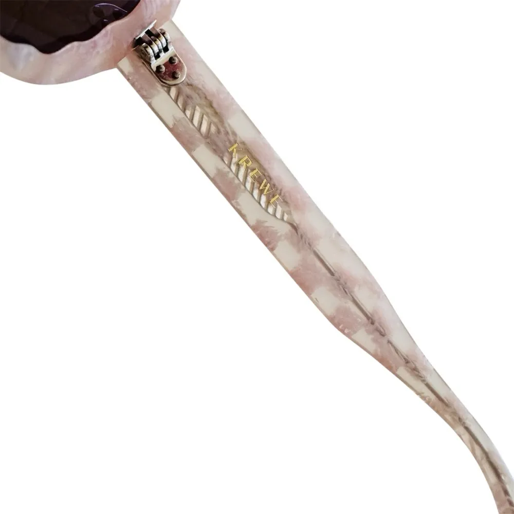 KREWE Alixe plaid Pink Sunglasses - Image 8