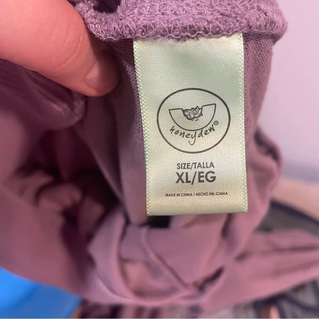 Honeydew Pajama Set. Lavender size XL Purple - Image 10