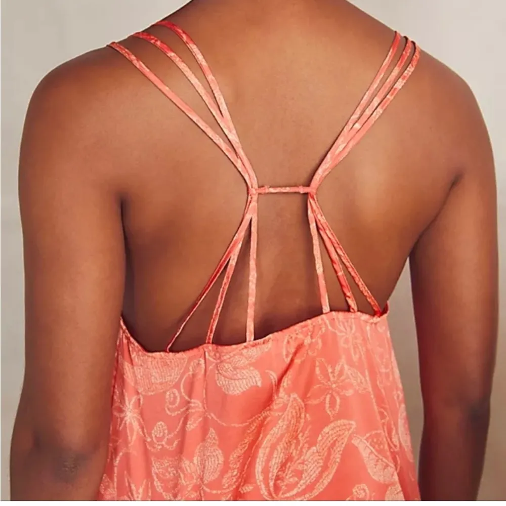 Off The Coast Cami Color: Coral floral print Size M NWT - Image 2