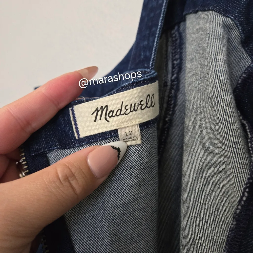 Madewell  Denim Tie-Front Jumpsuit - Image 8