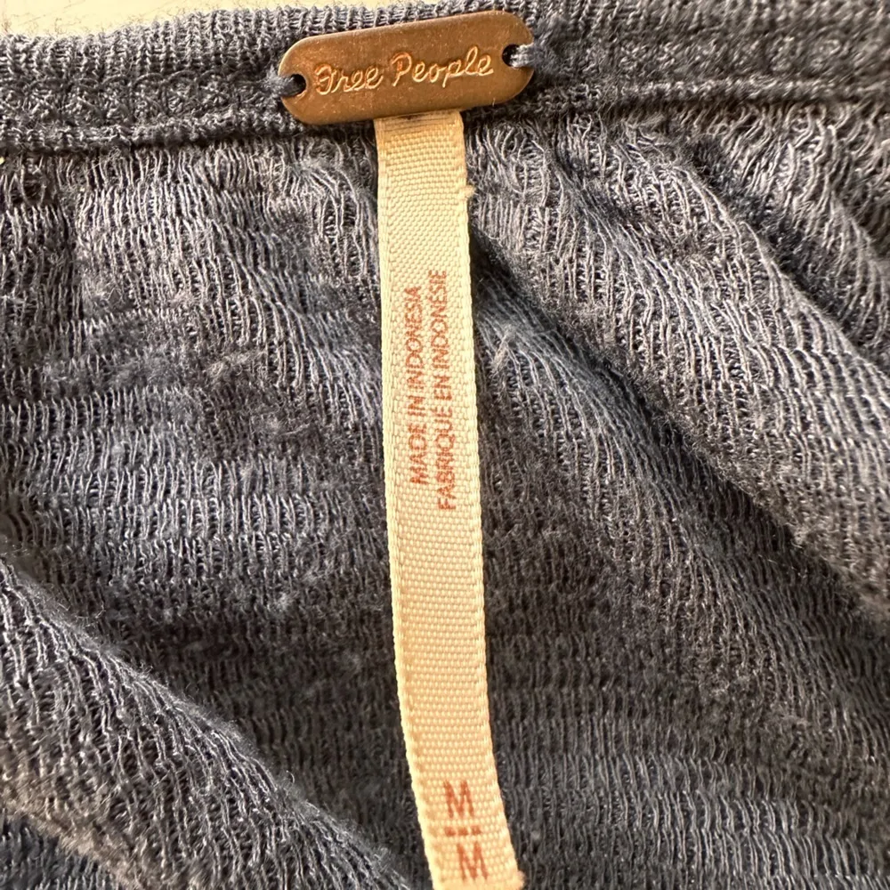 FREE PEOPLE Navy Blue Float Away Ruffle Tank - Image 8