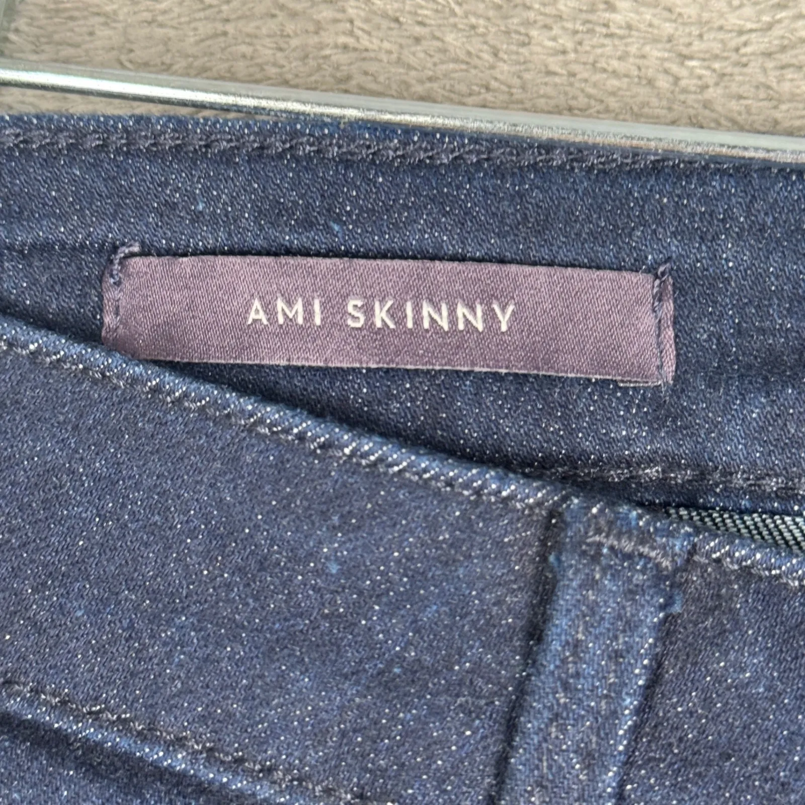 NYDJ Ami Skinny Jeans Womens 10 Blue‎ Dark Wash Stretch Mid Rise Classic Denim - Image 8