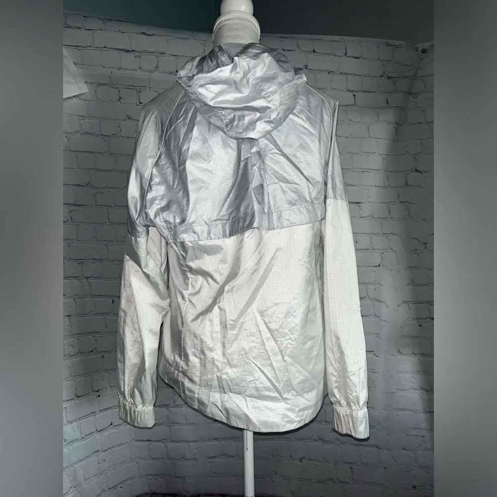 Nike - wind breaker - white & silver - womens - Image 2