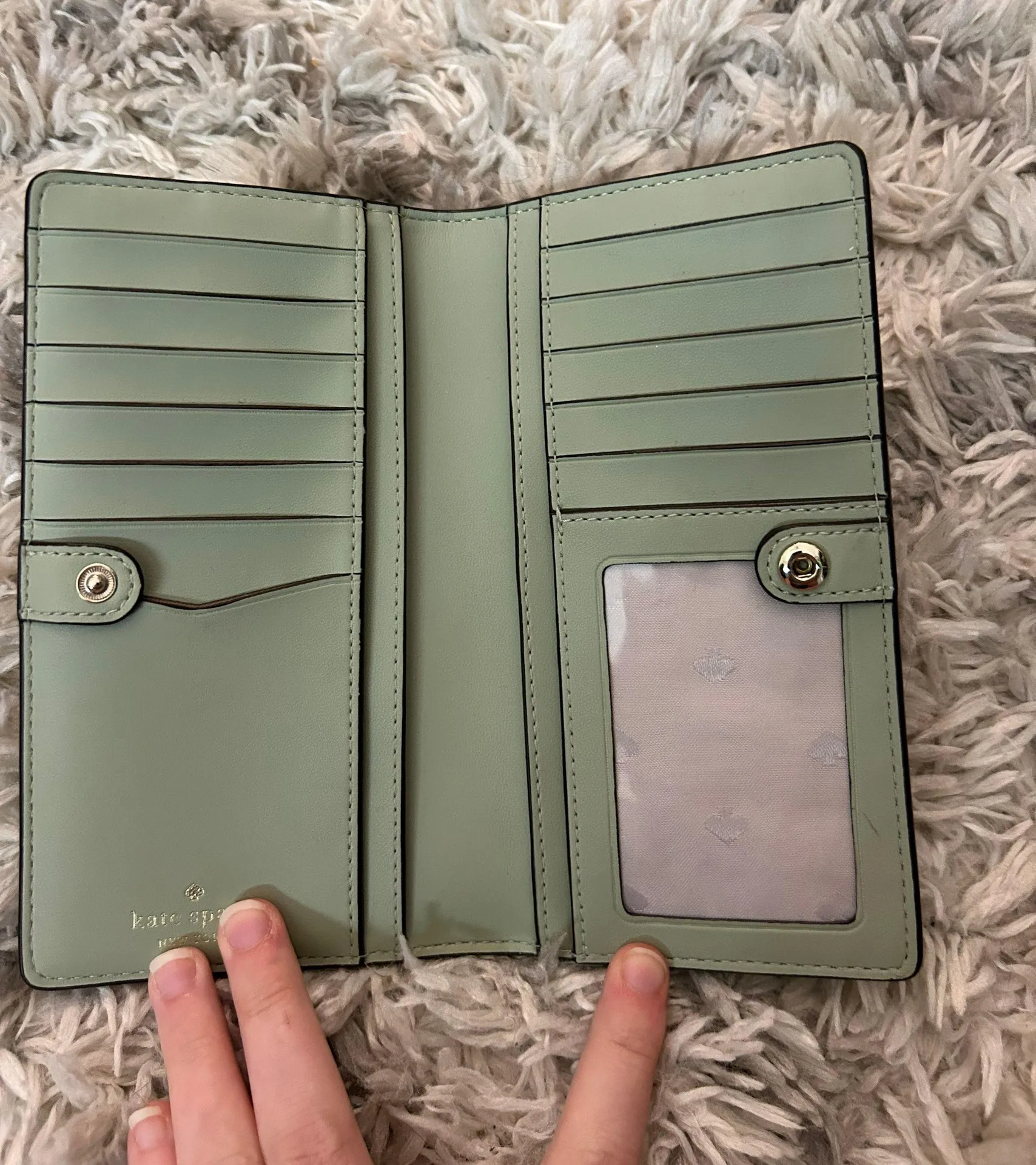 Green Leather Wallet - Image 4