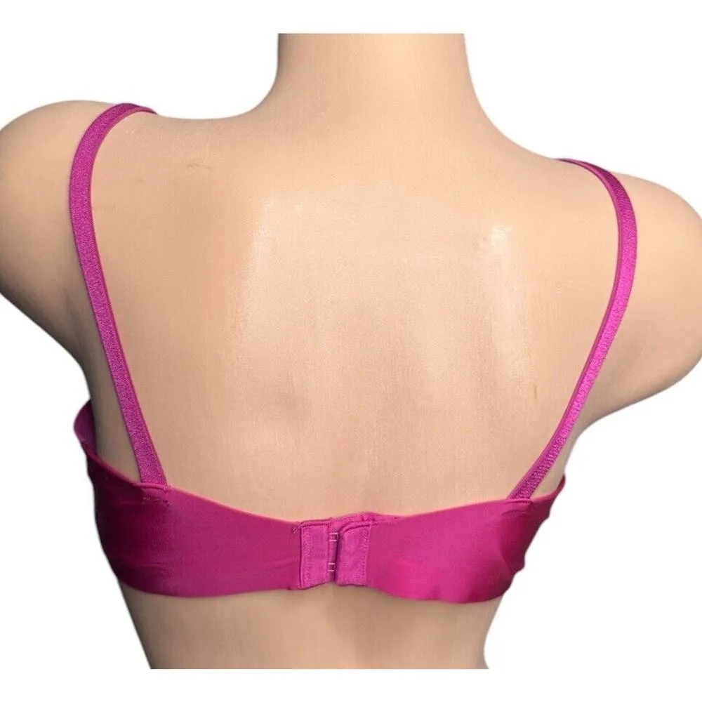 Maidenform 07219 One Fab Fit T-Shirt Bra Lined UW Womens Magenta Hot Pink 38C - Image 5
