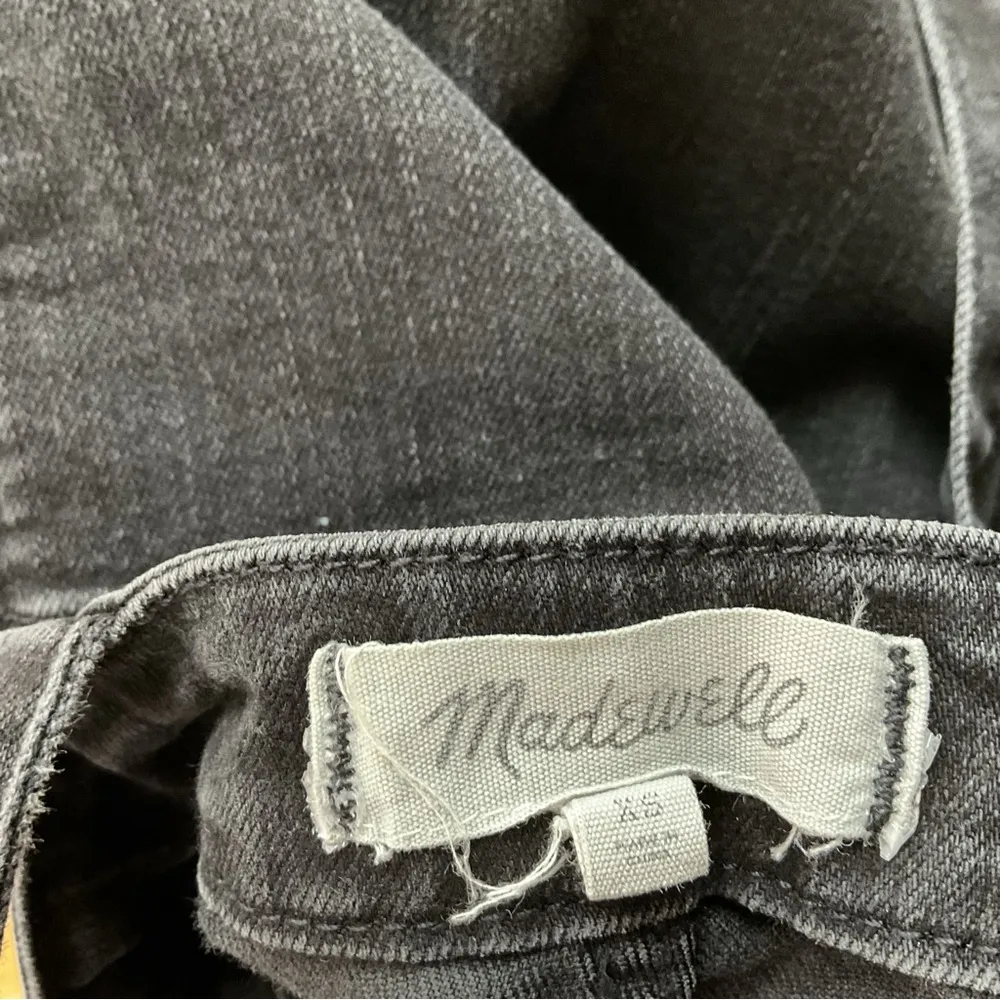 Madewell Skinny Overalls Lunar Wash Black Jeans Size XS - Image 8