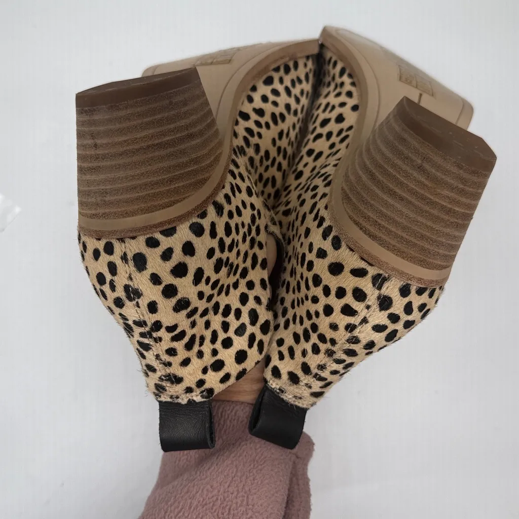 Dolce Vita Santo II Animal Print Heel Booties Boots S-462 Sz 8 - Image 9