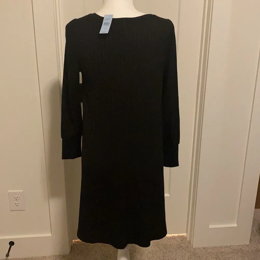 NWT Loft Petite Ribbed Knit Dress Sz MP - Image 5