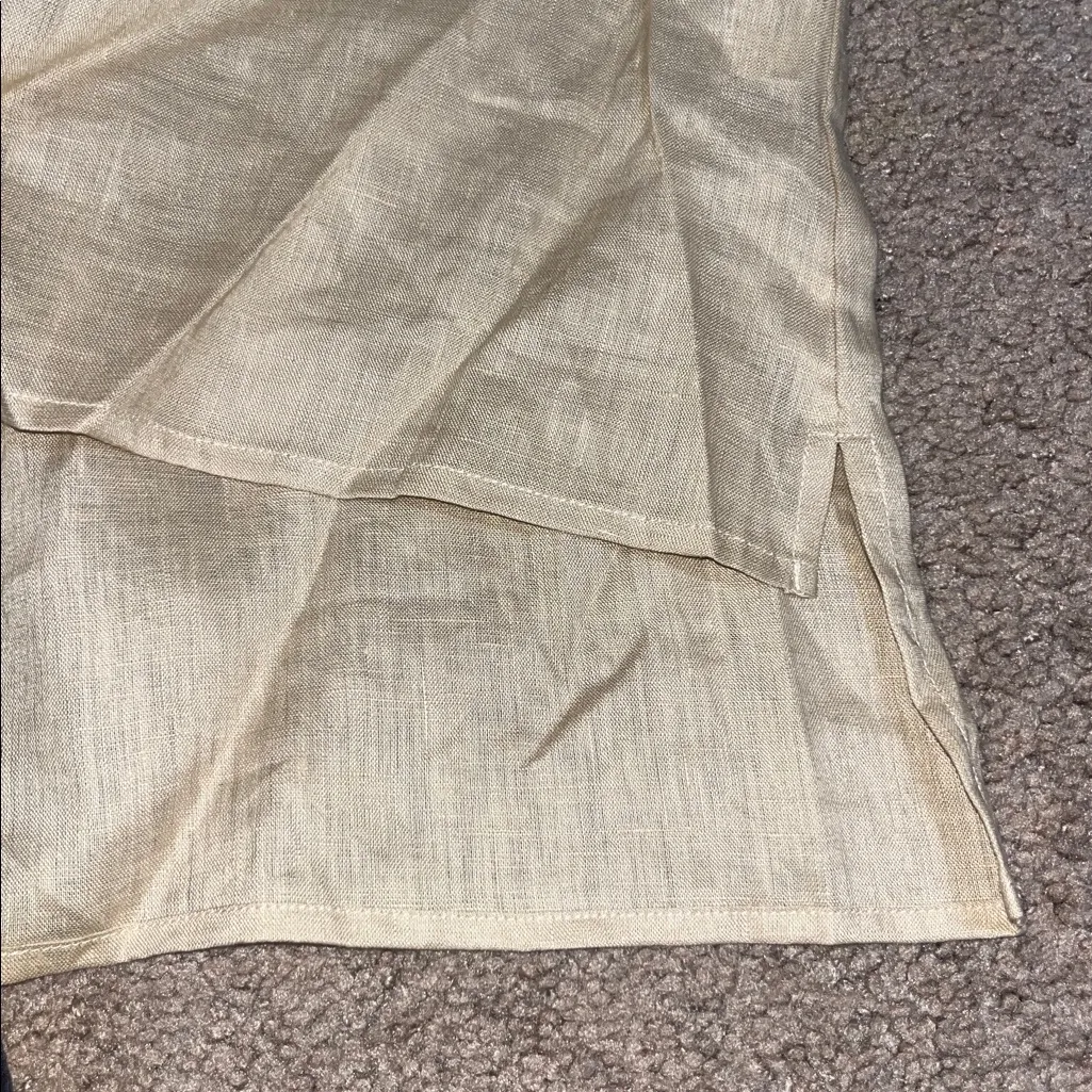 Lintico Joanna 100% Linen Dress Shirt Tunic V - Image 7