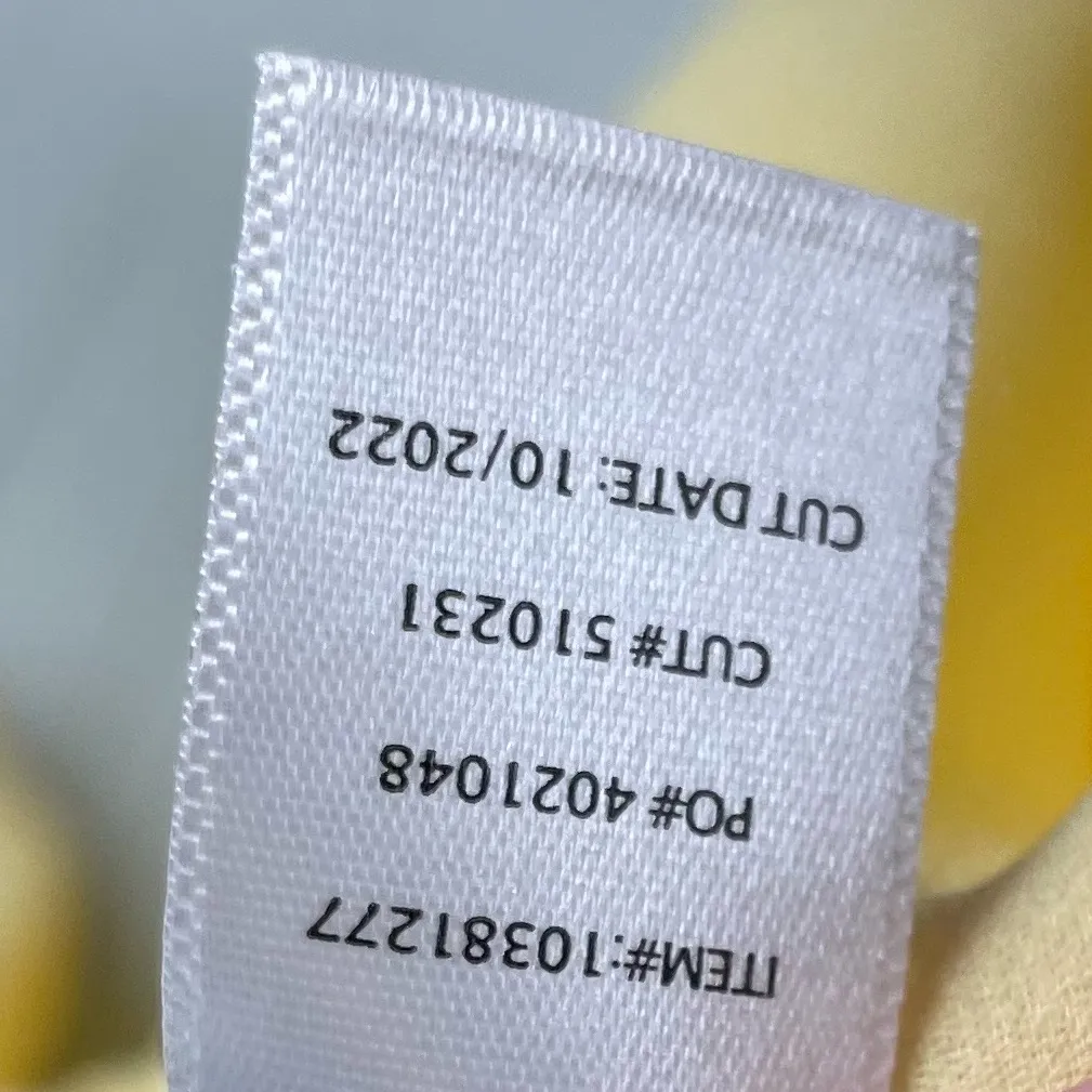 Torrid Harper 3/4 Sleeve Pullover Blouse Sundress Yellow Women's Plus Size 4X - Image 8