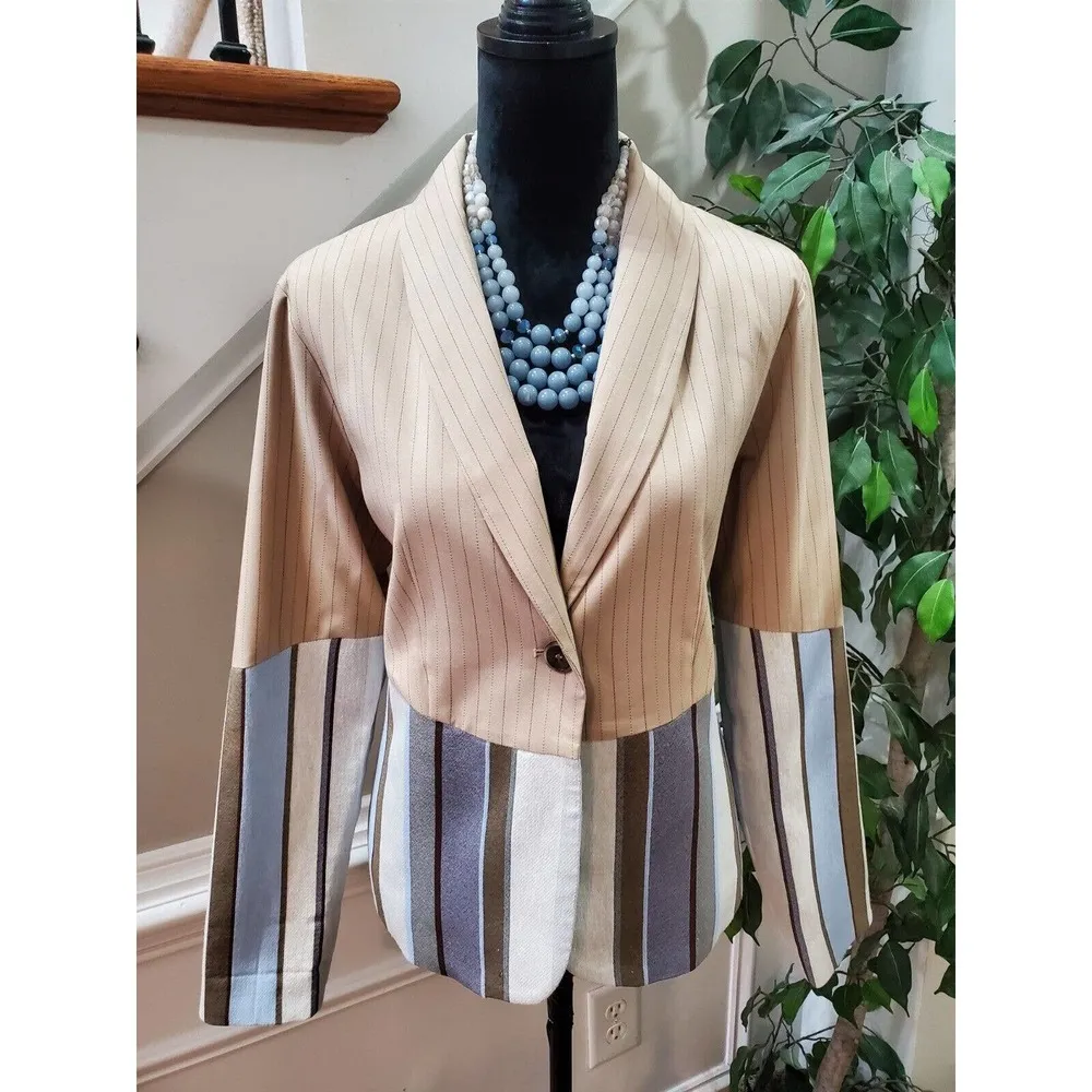 Laurie Felt Women's Polyester Single Breasted Long Sleeve Jacket Blazer Size 12 - Image 8