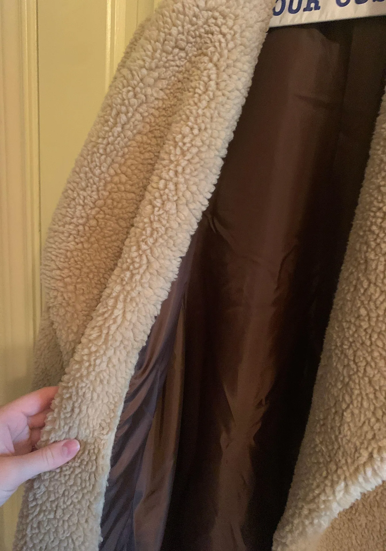 JustFab Teddy Bear Coat - Image 3