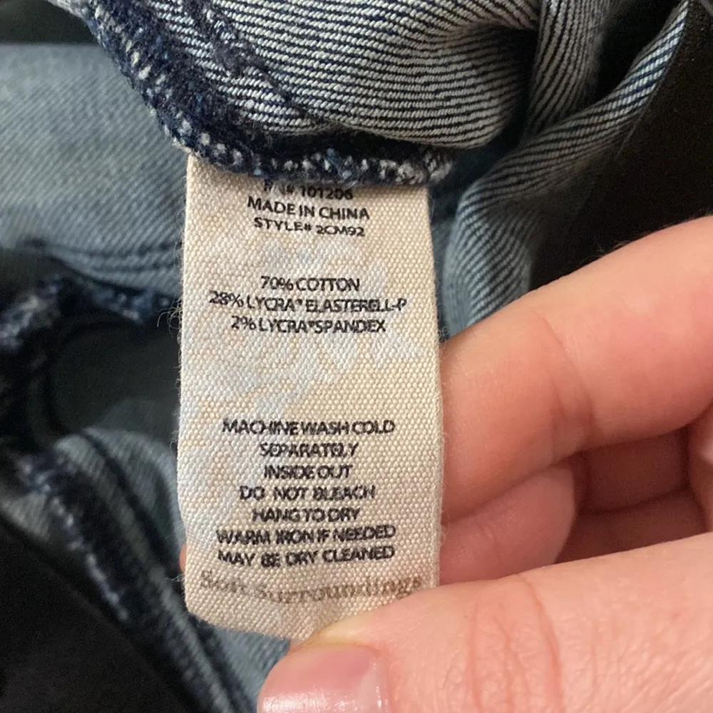 Soft Surroundings the ultimate denim pull on slimming skinny jeans size S - Image 9