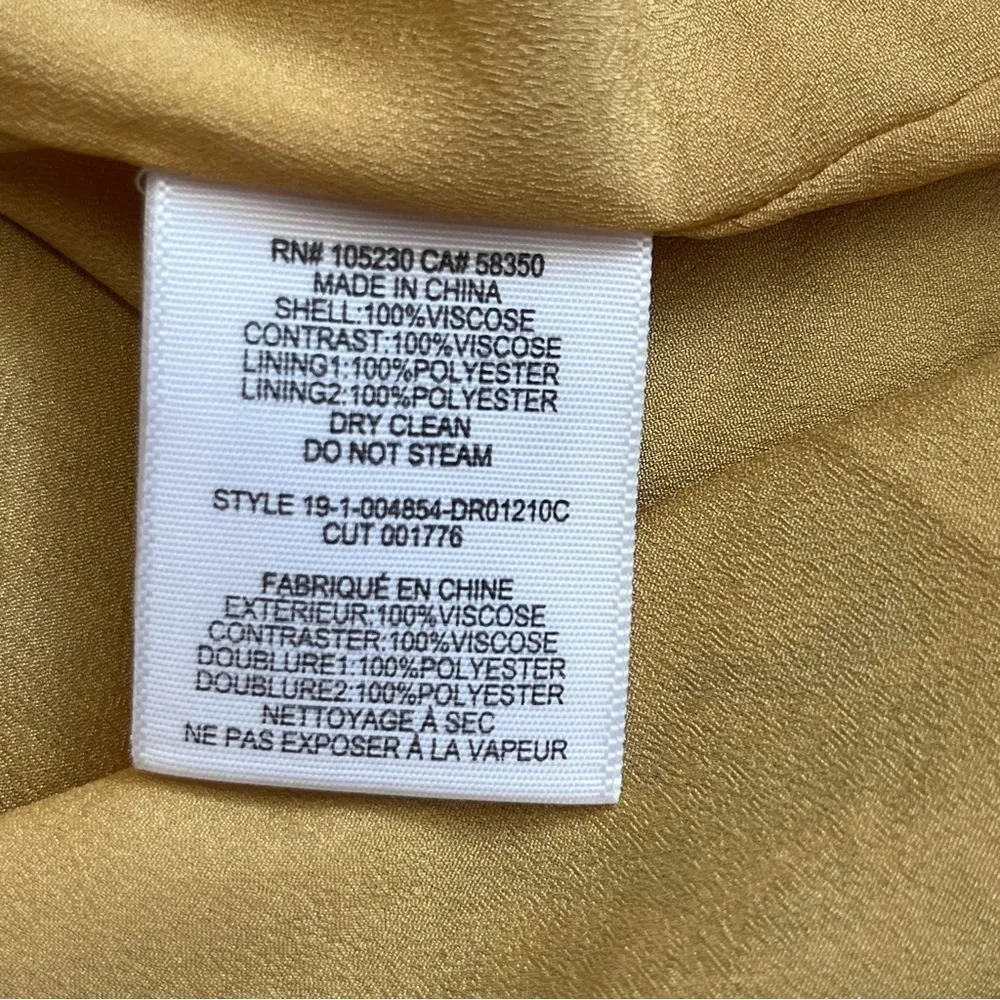 Joie Bethwyn Snakeskin‎ Print Wrap Mini Dress in Fading Sun Brown, Size Small - Image 13