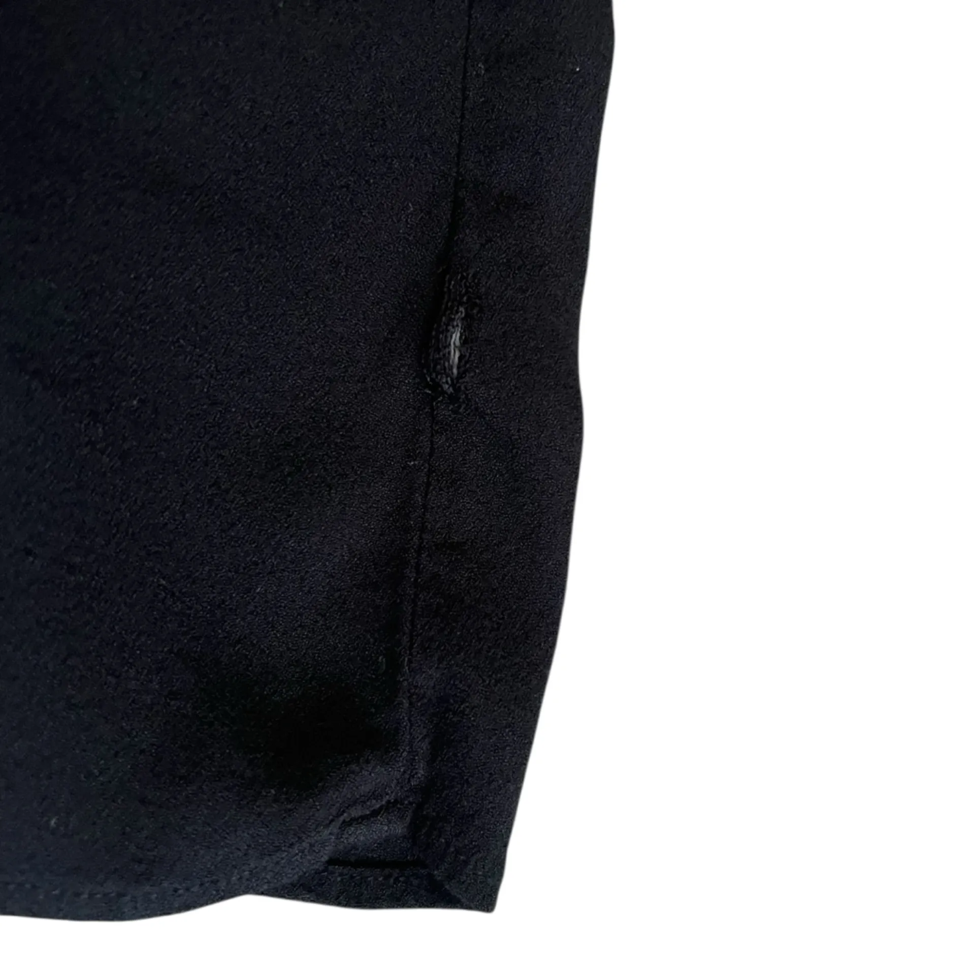 Reformation Women’s Ozzlie Black Square Neck Back Slit Black Sheath Midi Dress 0 - Image 12